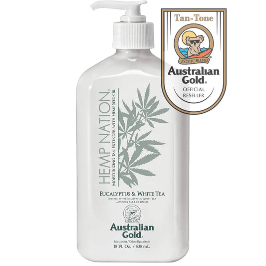 Australian Gold Hemp Nation Eucalyptus & White Tea Tan Extender 535ml