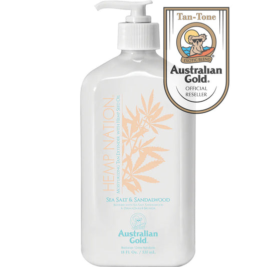 Australian Gold Hemp Nation Sea Salt & Sandalwood Tan Extender 535ml