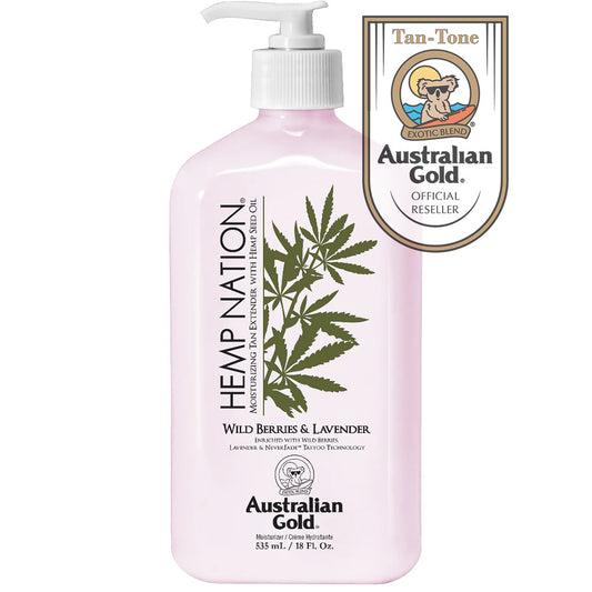 Australian Gold Hemp Nation Wild Berries & Lavender Tan Extender 535ml