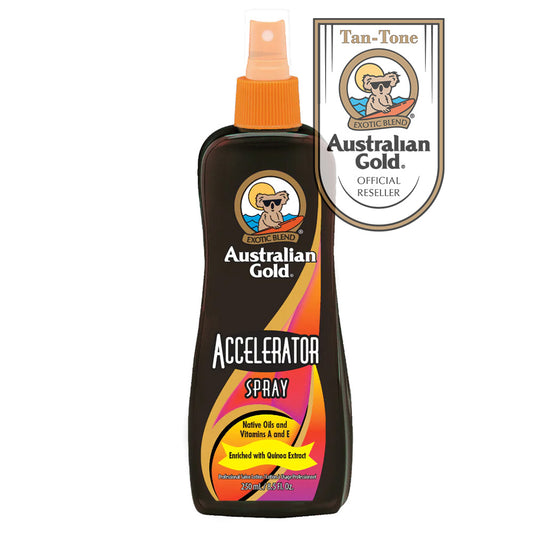 Australian Gold DARK TANNING ACCELERATOR Sunbed Spray 250ml FAST DISPATCH