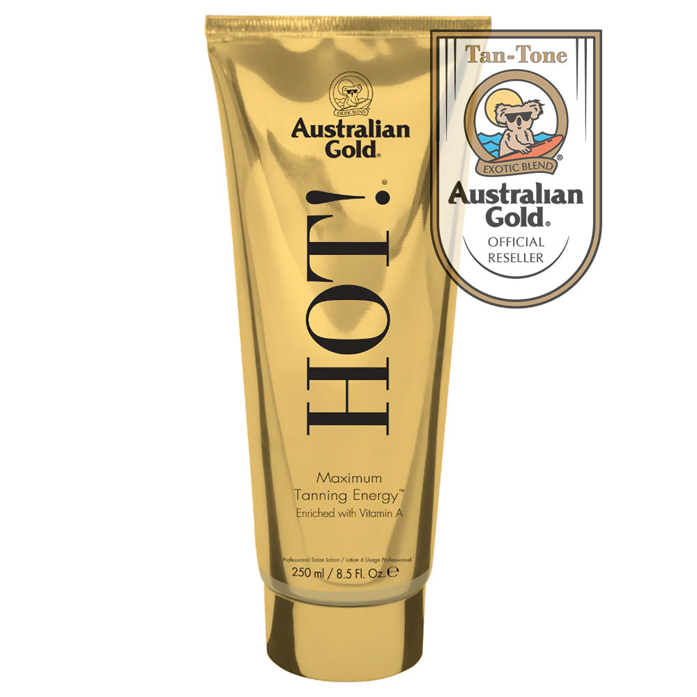 Australian Gold Hot! Maximum Energy Tanning Lotion 250ml
