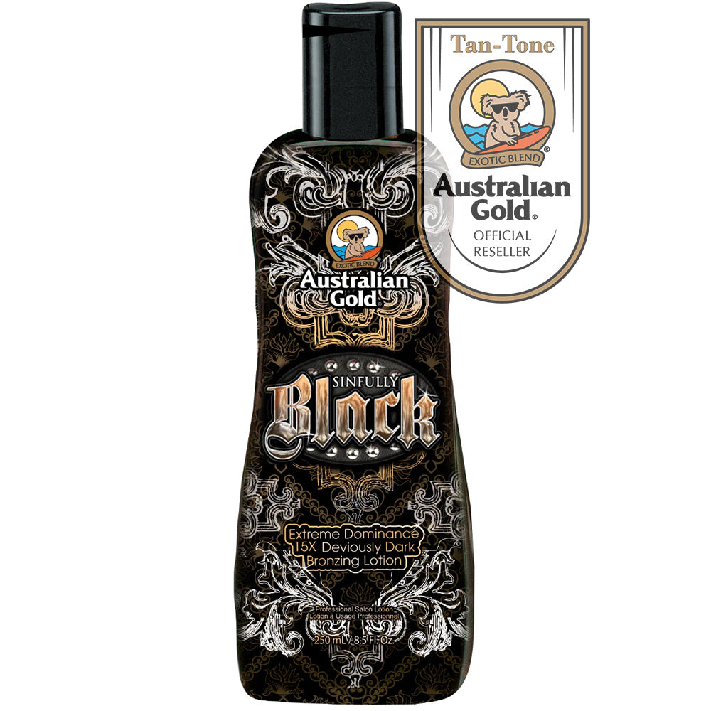 Australian Gold Sinfully Black 15x Dark Bronzing Lotion 250ml
