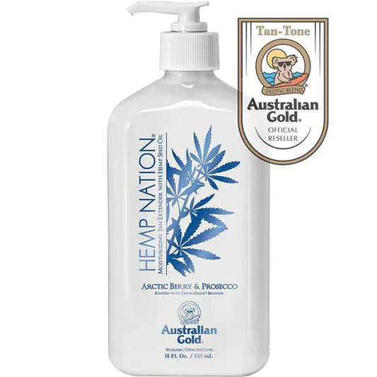 Australian Gold Hemp Nation Arctic Berry & Prosecco Tan Extender Lotion 535 ml