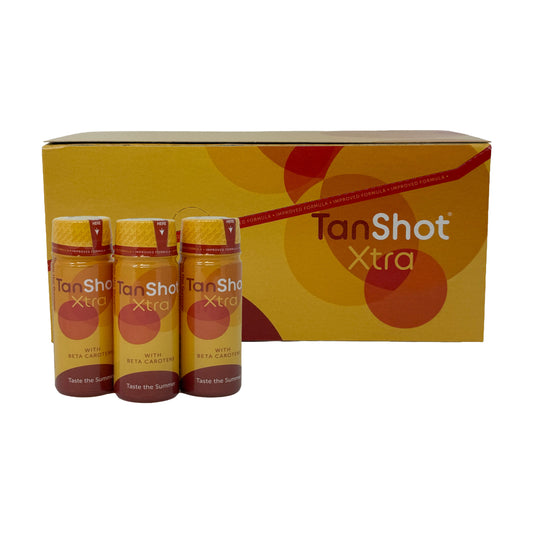Tanshot Xtra Tanning & Beauty Drink Tanshots (24 bottles + display box)