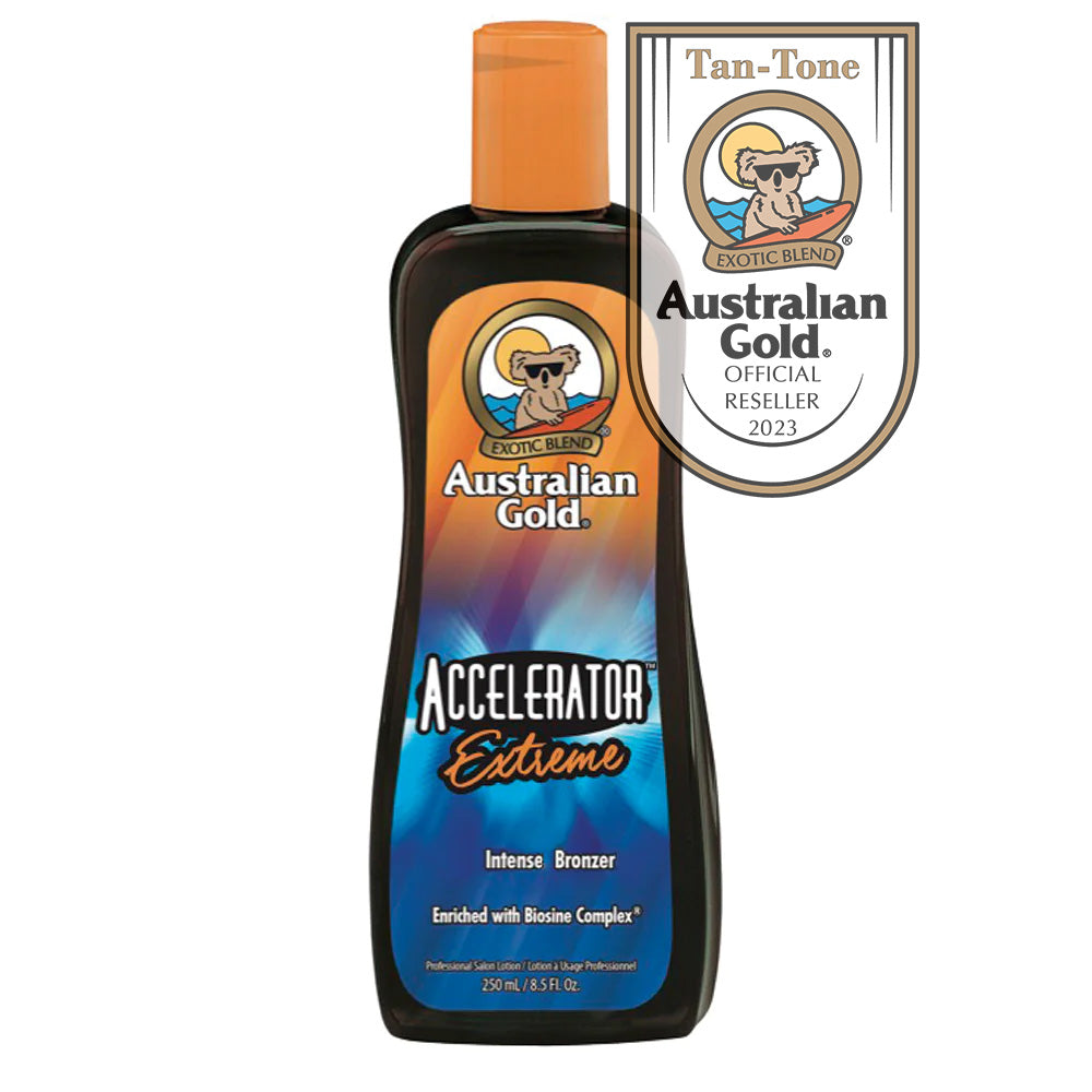Australian Tan Australian Gold Accelerator Extreme Sunbed Lotion 250ml โ Tan-Tone