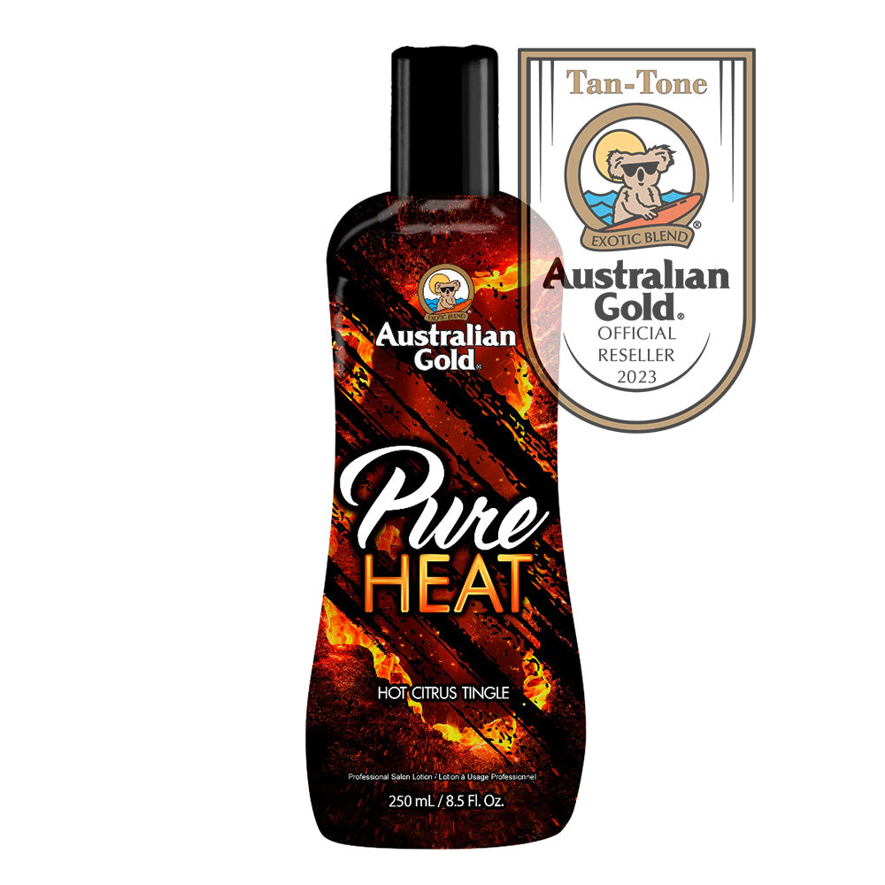 Australian Tan Australian Gold Pure Heat Tanning Lotion 250ml โ Tan-Tone