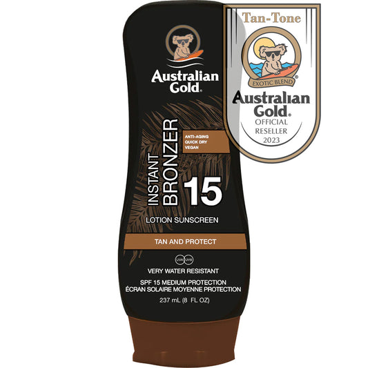 Australian Gold SPF 15 Lotion with Bronzer 237ml