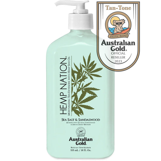 Australian Gold Hemp Nation Sea Salt & Sandalwood Tan Extender 535ml