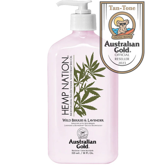 Australian Gold Hemp Nation Wild Berries & Lavender Tan Extender 535ml